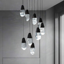 Load image into Gallery viewer, Martini LED Multi Light Pendant Light in Detail.
