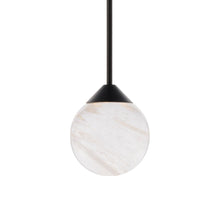 Load image into Gallery viewer, Quest LED Mini Pendant Light in Black.
