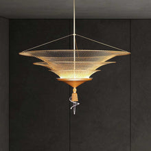Load image into Gallery viewer, Veneto LED Chandelier in Detail.
