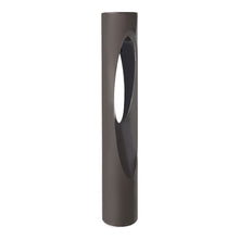 Load image into Gallery viewer, Scoop LED Bollard in Bronze on Aluminum.
