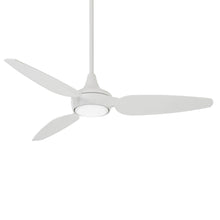 Load image into Gallery viewer, Seacrest LED Smart Ceiling Fan in Flat White.
