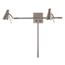 Load image into Gallery viewer, Second Marriage LED Wall Light in Brushed Nickel.
