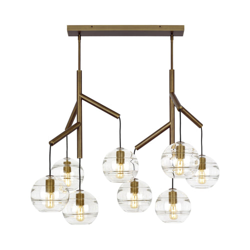 Sedona Double Chandelier in Dark Bronze.