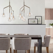 Load image into Gallery viewer, Sedona Multi Light Pendant Light in dining room.
