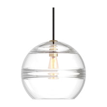 Load image into Gallery viewer, Sedona Pendant Light in Large/Aged Brass / Clear.

