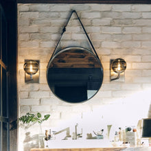 Load image into Gallery viewer, Sedona Wall Light in bathroom.
