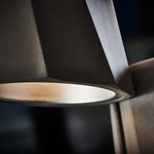 Load image into Gallery viewer, Castle Swing Pendant Light in Detail.
