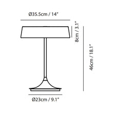 Load image into Gallery viewer, China Table Lamp - line drawing.
