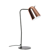 Load image into Gallery viewer, Dobi Table Lamp in Copper/Black.
