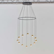 Load image into Gallery viewer, Dora LED Multi Light Ring Pendant Light in Detail.
