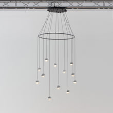 Load image into Gallery viewer, Dora LED Multi Light Ring Pendant Light in Detail.
