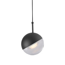 Load image into Gallery viewer, Dora LED Pendant Light in Black.
