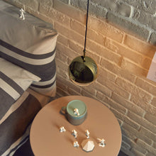 Load image into Gallery viewer, Dora LED Pendant Light in bedroom.
