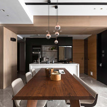Load image into Gallery viewer, Dora LED Pendant Light in dining room.
