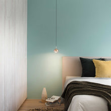 Load image into Gallery viewer, Dora LED Pendant Light in bedroom.
