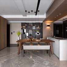Load image into Gallery viewer, Dora LED Pendant Light in dining room.
