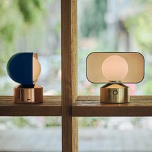 Load image into Gallery viewer, Hoodie LED Cordless Table Lamp in Detail.
