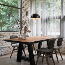 Load image into Gallery viewer, Huan LED Pendant Light in dining room.
