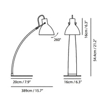Load image into Gallery viewer, Laito Table Lamp - line drawing. 
