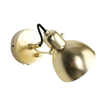 Load image into Gallery viewer, Laito Wall Light in Matte Brass.
