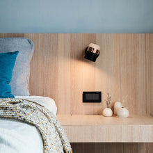 Load image into Gallery viewer, Ling LED Wall Light in bedroom.
