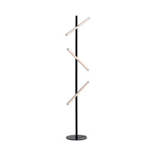 Load image into Gallery viewer, Lisa LED Floor Lamp in Black/Chrome.
