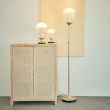 Load image into Gallery viewer, Mist LED Table Lamp in exhibition.
