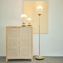Load image into Gallery viewer, Mist LED Table Lamp in exhibition.
