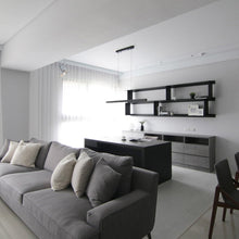 Load image into Gallery viewer, Mumu LED Pendant Light in living room.

