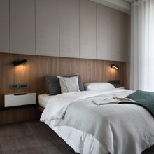 Load image into Gallery viewer, Mumu LED Wall Light in bedroom.
