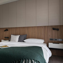 Load image into Gallery viewer, Mumu LED Wall Light in bedroom.
