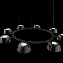 Load image into Gallery viewer, OLO LED Ring Pendant Light in Detail.
