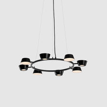Load image into Gallery viewer, OLO LED Ring Pendant Light in Detail.
