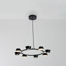 Load image into Gallery viewer, OLO LED Ring Pendant Light in Detail.
