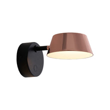 Load image into Gallery viewer, OLO LED Wall Light in Black/Copper.
