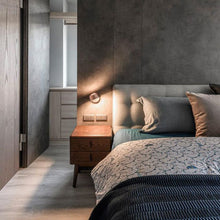 Load image into Gallery viewer, OLO LED Wall Light in bedroom.
