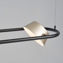 Load image into Gallery viewer, OLO Ring LED Linear Pendant Light in Detail.
