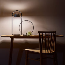 Load image into Gallery viewer, OLO Ring LED Table Lamp in office.

