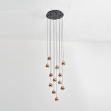 Load image into Gallery viewer, Paopao LED Multi Light Pendant Light in Copper (Without Ring).
