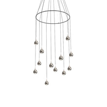 Load image into Gallery viewer, Paopao LED Multi Light Pendant Light in Chrome (With Ring).
