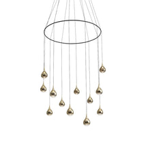 Load image into Gallery viewer, Paopao LED Multi Light Pendant Light in Champagne Gold (With Ring).
