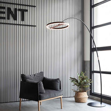 Load image into Gallery viewer, SOL LED Mega Floor Lamp in living room.
