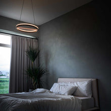Load image into Gallery viewer, SOL LED Pendant Light in bedroom.
