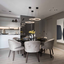 Load image into Gallery viewer, SOL LED Pendant Light in dining room.
