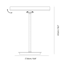Load image into Gallery viewer, SOL LED Table Lamp - line drawing.
