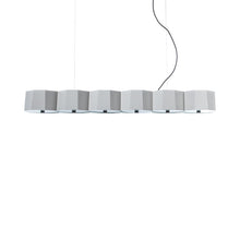 Load image into Gallery viewer, Zhe Linear Pendant Light in White (6-Light).
