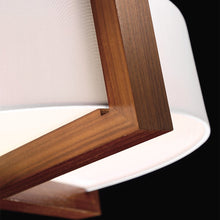 Load image into Gallery viewer, Segment LED Flush Mount Ceiling Light in Detail.
