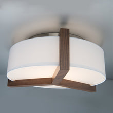 Load image into Gallery viewer, Segment LED Flush Mount Ceiling Light in Detail.
