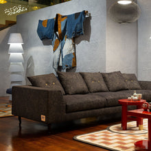 Load image into Gallery viewer, Set Up Shade Floor Lamp in living room.
