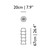 Load image into Gallery viewer, Set Up Shade Floor Lamp - line drawing.
